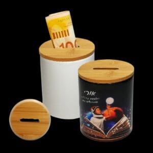 קופת חיסכון מכסה עץ