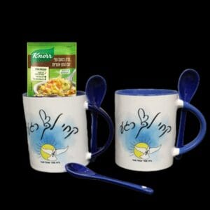 ספל עם כפית